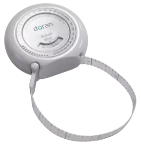 BMI Waist Tape Measure with measuring tape looped