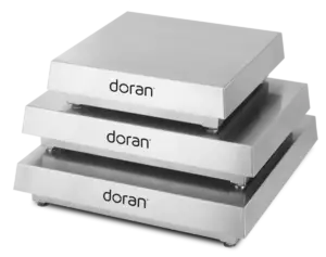 Stack of three DSS Series SS Scale Bases