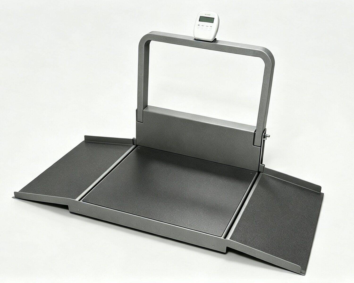 DS9100-ADA wheelchair scale with raised platform and pass-through entry-exit